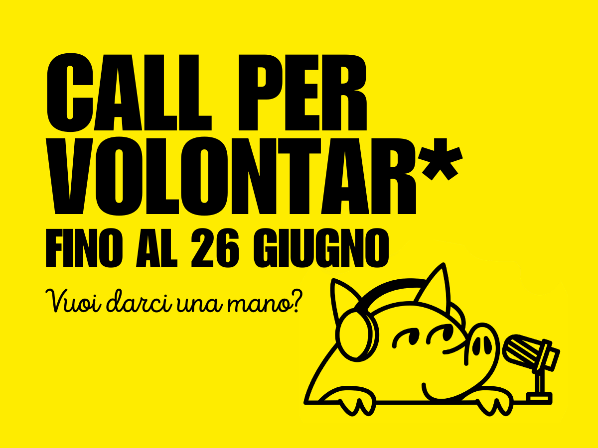 CALL PER VOLONTAR*, immagine promozionale